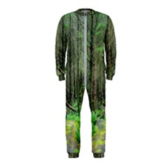 Forest Woods Nature Landscape Tree Onepiece Jumpsuit (kids) by Celenk