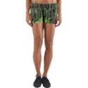 Forest Woods Nature Landscape Tree Yoga Shorts View1