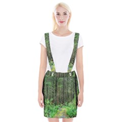 Forest Woods Nature Landscape Tree Braces Suspender Skirt by Celenk