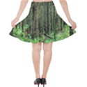 Forest Woods Nature Landscape Tree Velvet High Waist Skirt View2