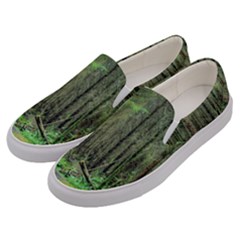 Forest Woods Nature Landscape Tree Men s Canvas Slip Ons by Celenk