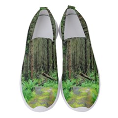 Forest Woods Nature Landscape Tree Women s Slip On Sneakers by Celenk