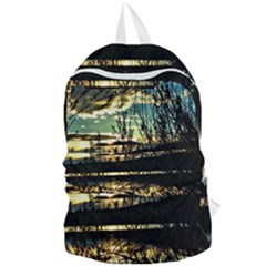 Forest Sunset Dusk Reflection Foldable Lightweight Backpack by Wegoenart