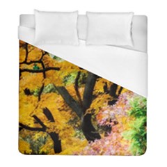 Japan Garden Color Tree Zen Duvet Cover (full/ Double Size) by Wegoenart