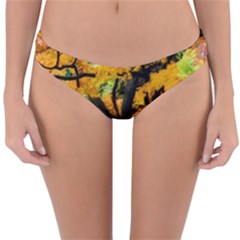 Japan Garden Color Tree Zen Reversible Hipster Bikini Bottoms by Wegoenart