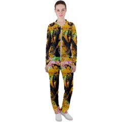 Japan Garden Color Tree Zen Casual Jacket And Pants Set by Wegoenart