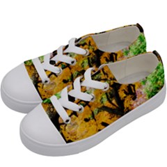 Japan Garden Color Tree Zen Kids  Low Top Canvas Sneakers by Wegoenart