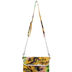 Japan Garden Color Tree Zen Mini Crossbody Handbag by Wegoenart