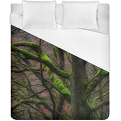 Tree Moss Forest Bark Wood Trunk Duvet Cover (california King Size) by Wegoenart