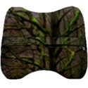 Tree Moss Forest Bark Wood Trunk Velour Head Support Cushion View2