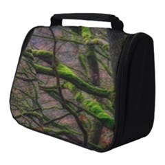 Tree Moss Forest Bark Wood Trunk Full Print Travel Pouch (small) by Wegoenart