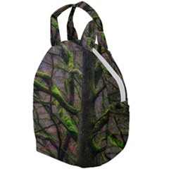 Tree Moss Forest Bark Wood Trunk Travel Backpacks by Wegoenart