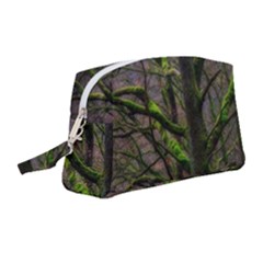 Tree Moss Forest Bark Wood Trunk Wristlet Pouch Bag (medium) by Wegoenart