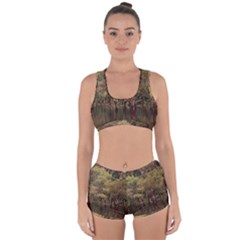 Landscape Jungle Reflection Nature Racerback Boyleg Bikini Set by Wegoenart