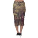 Landscape Jungle Reflection Nature Velvet Midi Pencil Skirt View2