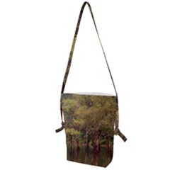 Landscape Jungle Reflection Nature Folding Shoulder Bag by Wegoenart