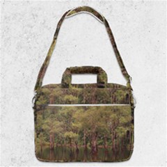 Landscape Jungle Reflection Nature Macbook Pro 13  Shoulder Laptop Bag  by Wegoenart