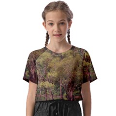 Landscape Jungle Reflection Nature Kids  Basic Tee by Wegoenart