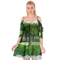 Beeches Trees Tree Lawn Forest Nature Cutout Spaghetti Strap Chiffon Dress View1