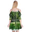 Beeches Trees Tree Lawn Forest Nature Cutout Spaghetti Strap Chiffon Dress View2