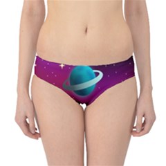 Asteroid Comet Star Space Aurora Hipster Bikini Bottoms by Wegoenart