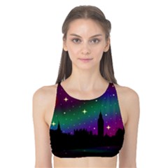 Illustration Clock Asteroid Comet Galaxy Tank Bikini Top by Wegoenart