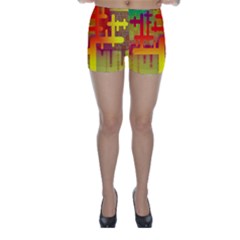 Code Binary System Skinny Shorts by Wegoenart