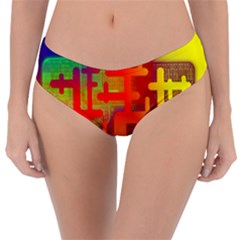 Code Binary System Reversible Classic Bikini Bottoms by Wegoenart