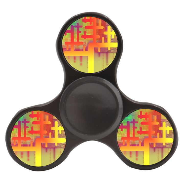 Code Binary System Finger Spinner