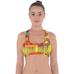 Code Binary System Cross Back Hipster Bikini Top  by Wegoenart