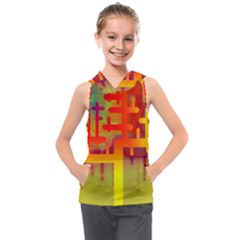 Code Binary System Kids  Sleeveless Hoodie by Wegoenart