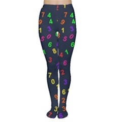 Number Digit Learning Education Tights by Wegoenart