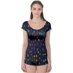 Number Digit Learning Education Boyleg Leotard  by Wegoenart