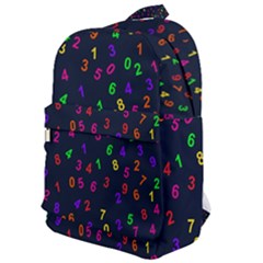 Number Digit Learning Education Classic Backpack by Wegoenart