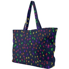 Number Digit Learning Education Simple Shoulder Bag by Wegoenart