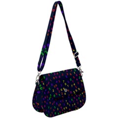 Number Digit Learning Education Saddle Handbag by Wegoenart