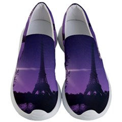 Eiffel Tower Paris-nigh Silhouette Women s Lightweight Slip Ons by Wegoenart