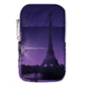 Eiffel Tower Paris-nigh Silhouette Waist Pouch (Small) View1