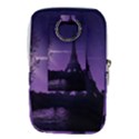 Eiffel Tower Paris-nigh Silhouette Waist Pouch (Small) View2