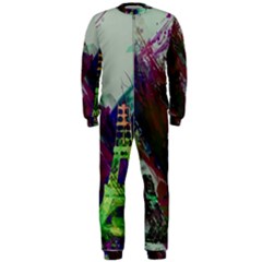 Eiffel Tower Paris France Europe Onepiece Jumpsuit (men) by Wegoenart