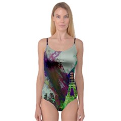 Eiffel Tower Paris France Europe Camisole Leotard  by Wegoenart