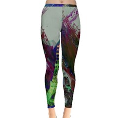 Eiffel Tower Paris France Europe Inside Out Leggings by Wegoenart