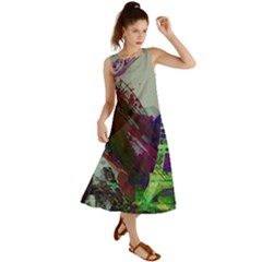 Eiffel Tower Paris France Europe Summer Maxi Dress by Wegoenart