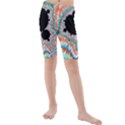 Fractal Abstract Background Kids  Mid Length Swim Shorts View1