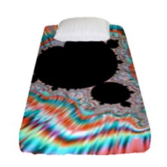 Fractal Abstract Background Fitted Sheet (single Size) by Wegoenart