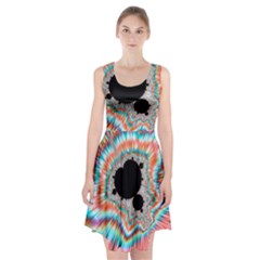 Fractal Abstract Background Racerback Midi Dress by Wegoenart