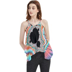 Fractal Abstract Background Flowy Camisole Tank Top by Wegoenart