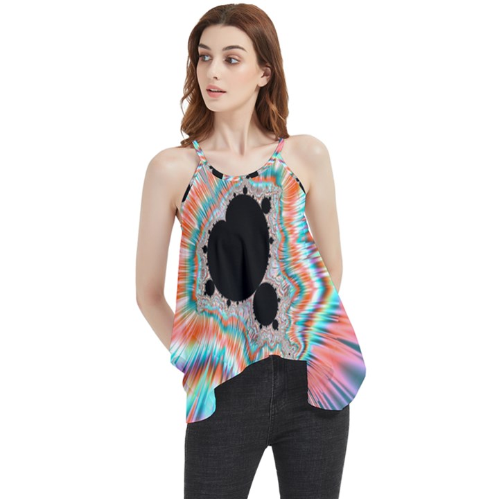 Fractal Abstract Background Flowy Camisole Tank Top