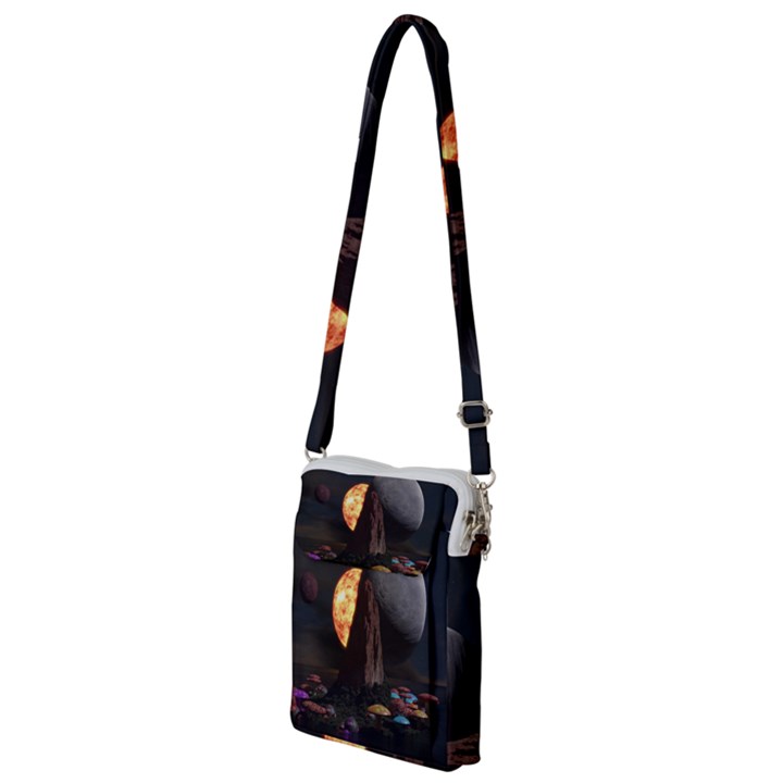 Eye Of Sauron Space Mushroom Moon Multi Function Travel Bag