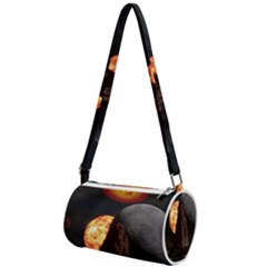 Eye Of Sauron Space Mushroom Moon Mini Cylinder Bag by Wegoenart